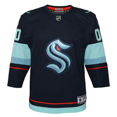 Seattle Kraken Youth Home Premier Custom Jersey Navy