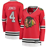 Seth Jones Chicago Blackhawks Fanatics Women's Home Breakaway Player Jersey Red