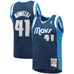 Dirk Nowitzki Dallas Mavericks 2011/12 Hardwood Classics Swingman Jersey sale - Navy
