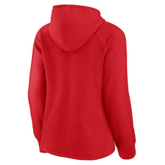 St. Louis Cardinals Women's Perfect Play Raglan Pullover Hoodie Red