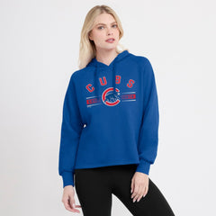 Chicago Cubs Women's Perfect Play Raglan Pullover Hoodie Royal