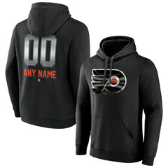 Philadelphia Flyers Personalized Midnight Mascot Logo Pullover Hoodie Black