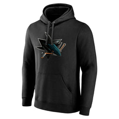 San Jose Sharks Personalized Midnight Mascot Logo Pullover Hoodie Black