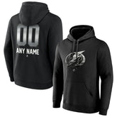 Tampa Bay Lightning Personalized Midnight Mascot Logo Pullover Hoodie Black
