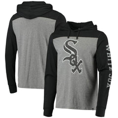 Chicago White Sox Franklin Wooster Pullover Hoodie Heathered Gray/Black | 47 brand