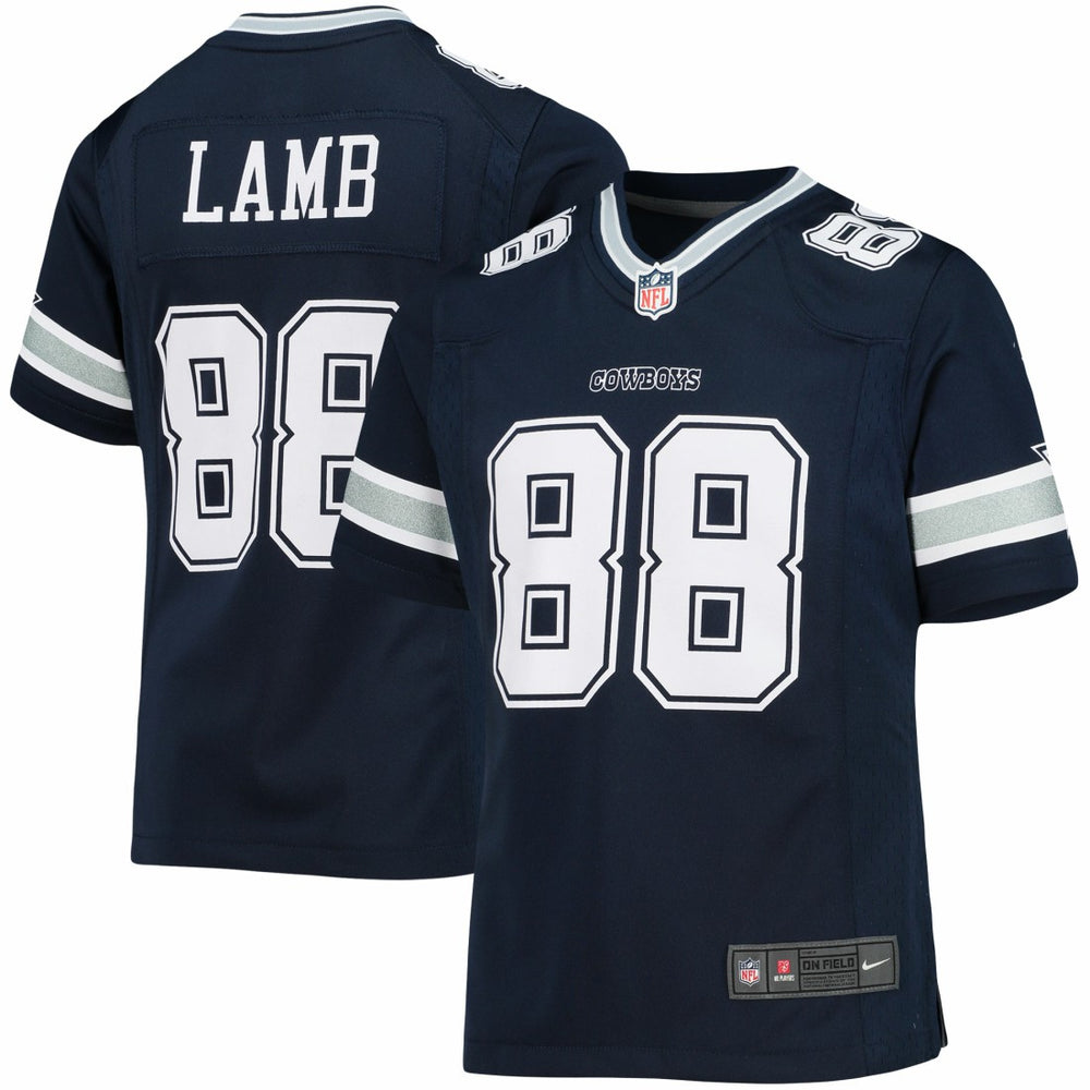 CeeDee Lamb Dallas Cowboys Girls Youth Game Jersey - Navy
