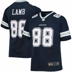 CeeDee Lamb Dallas Cowboys Girls Youth Game Jersey - Navy