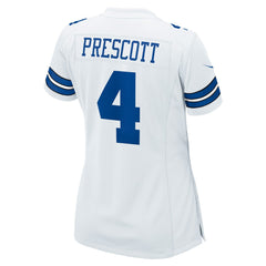 Dak Prescott Dallas Cowboys Women's Team Game Jersey - White