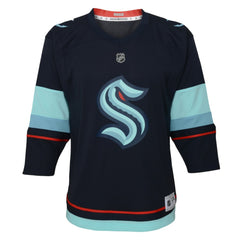 Seattle Kraken Youth Home Replica Custom Jersey Navy