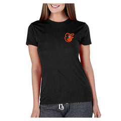 Baltimore Orioles Concepts Sport Women's Marathon Knit T-Shirt Black