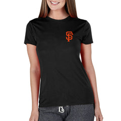 San Francisco Giants Concepts Sport Women's Marathon Knit Top Black