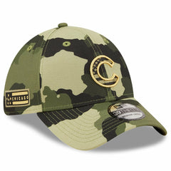 Chicago Cubs 2022 Armed Forces Day 39THIRTY Flex Hat Camo | New Era