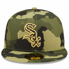 Chicago White Sox 2022 Armed Forces Day On-Field 59FIFTY Fitted Hat Camo | New Era