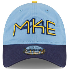 Milwaukee Brewers 2022 City Connect 9TWENTY Adjustable Hat Powder Blue | New Era