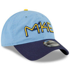 Milwaukee Brewers 2022 City Connect 9TWENTY Adjustable Hat Powder Blue | New Era
