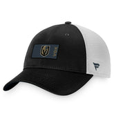 Vegas Golden Knights Fanatics Authentic Pro Rink Trucker Snapback Hat Black/White