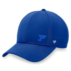 St. Louis Blues Fanatics Women's Authentic Pro Road Structured Adjustable Hat Royal