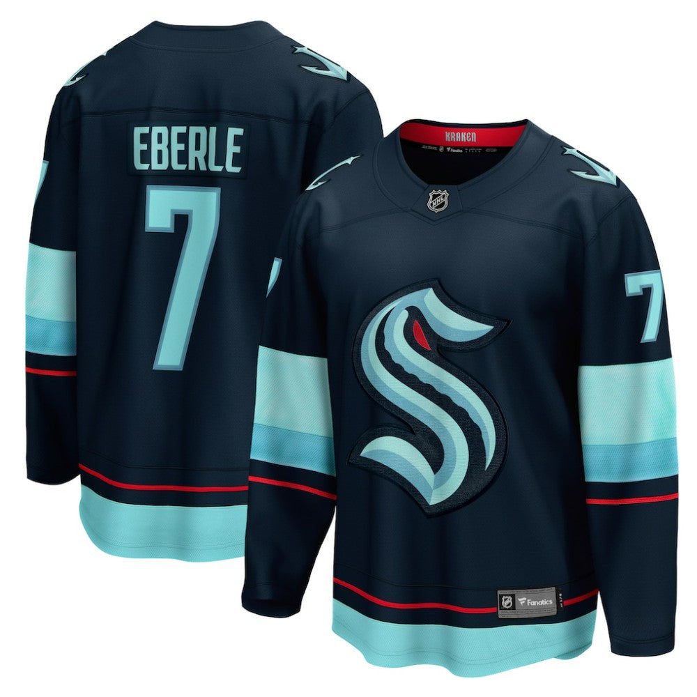 Jordan Eberle Seattle Kraken Fanatics Home Breakaway Player Jersey Navy