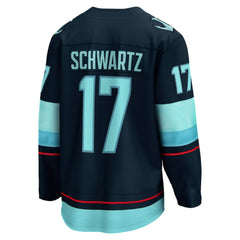 Jaden Schwartz Seattle Kraken Fanatics Home Breakaway Player Jersey Navy