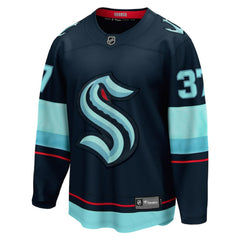 Yanni Gourde Seattle Kraken Fanatics Home Breakaway Player Jersey Deep Sea Blue