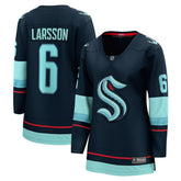 Adam Larsson Seattle Kraken Fanatics Women's Home Breakaway Player Jersey Deep Sea Blue