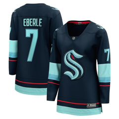 Jordan Eberle Seattle Kraken Fanatics Women's Home Breakaway Player Jersey Navy