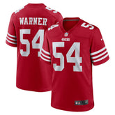 Fred Warner San Francisco 49ers Team Game Player Jersey - Scarlet