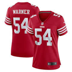 Fred Warner San Francisco 49ers Women's Game Player Jersey - Scarlet