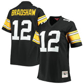 Terry Bradshaw Pittsburgh Steelers Women's Legacy Replica Player Jersey - Black outlet