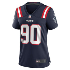 Christian Barmore New England Patriots Women's Game Jersey - Navy