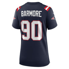 Christian Barmore New England Patriots Women's Game Jersey - Navy