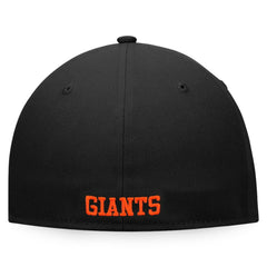 San Francisco Giants Iconic Color Blocked Fitted Hat White/Black