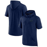 Washington Capitals Fanatics Authentic Pro Road Performance Short Sleeve Pullover Hoodie Heather Navy