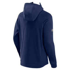 Washington Capitals Fanatics Authentic Pro Road Tech Lightweight Full-Zip Hoodie Jacket Heather Navy