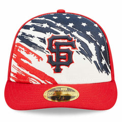 San Francisco Giants 2022 4th of July Low Profile 59FIFTY Fitted Hat Red | New Era