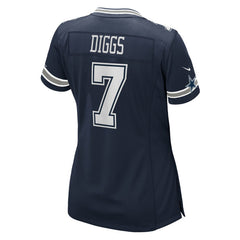 Trevon Diggs Dallas Cowboys Women's Game Jersey - Navy