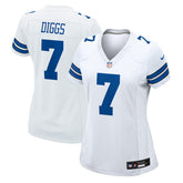 Trevon Diggs Dallas Cowboys Women's Game Jersey - White