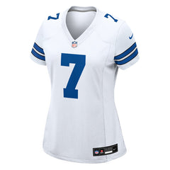 Trevon Diggs Dallas Cowboys Women's Game Jersey - White