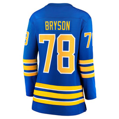 Jacob Bryson Buffalo Sabres Fanatics Women's Home Breakaway Player Jersey Royal