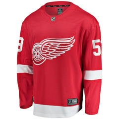 Moritz Seider Detroit Red Wings Fanatics Home Breakaway Player Jersey Red