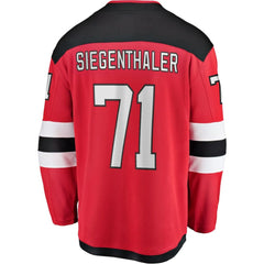Jonas Siegenthaler New Jersey Devils Fanatics Home Breakaway Player Jersey Red