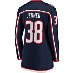 Boone Jenner Columbus Blue Jackets Women's Home Breakaway Player Jersey Navy