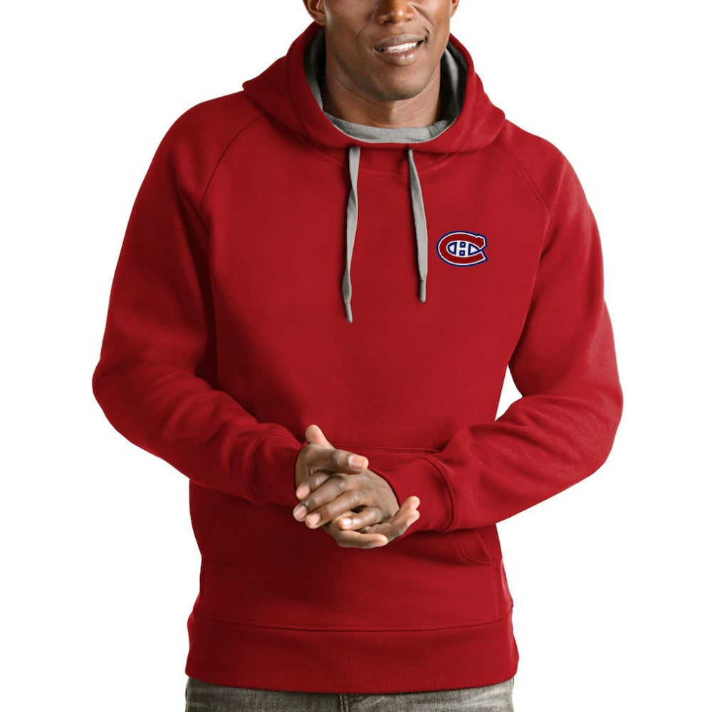 Montreal Canadiens Antigua Team Victory Pullover Hoodie Red