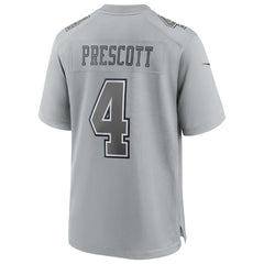 Dak Prescott Dallas Cowboys Atmosphere Fashion Game Jersey - Gray