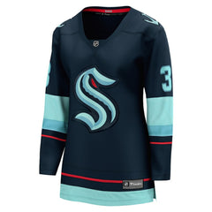 Will Borgen Seattle Kraken Fanatics Women's Home Breakaway Player Jersey Deep Sea Blue
