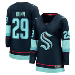 Vince Dunn Seattle Kraken Fanatics Women's Home Breakaway Player Jersey Deep Sea Blue