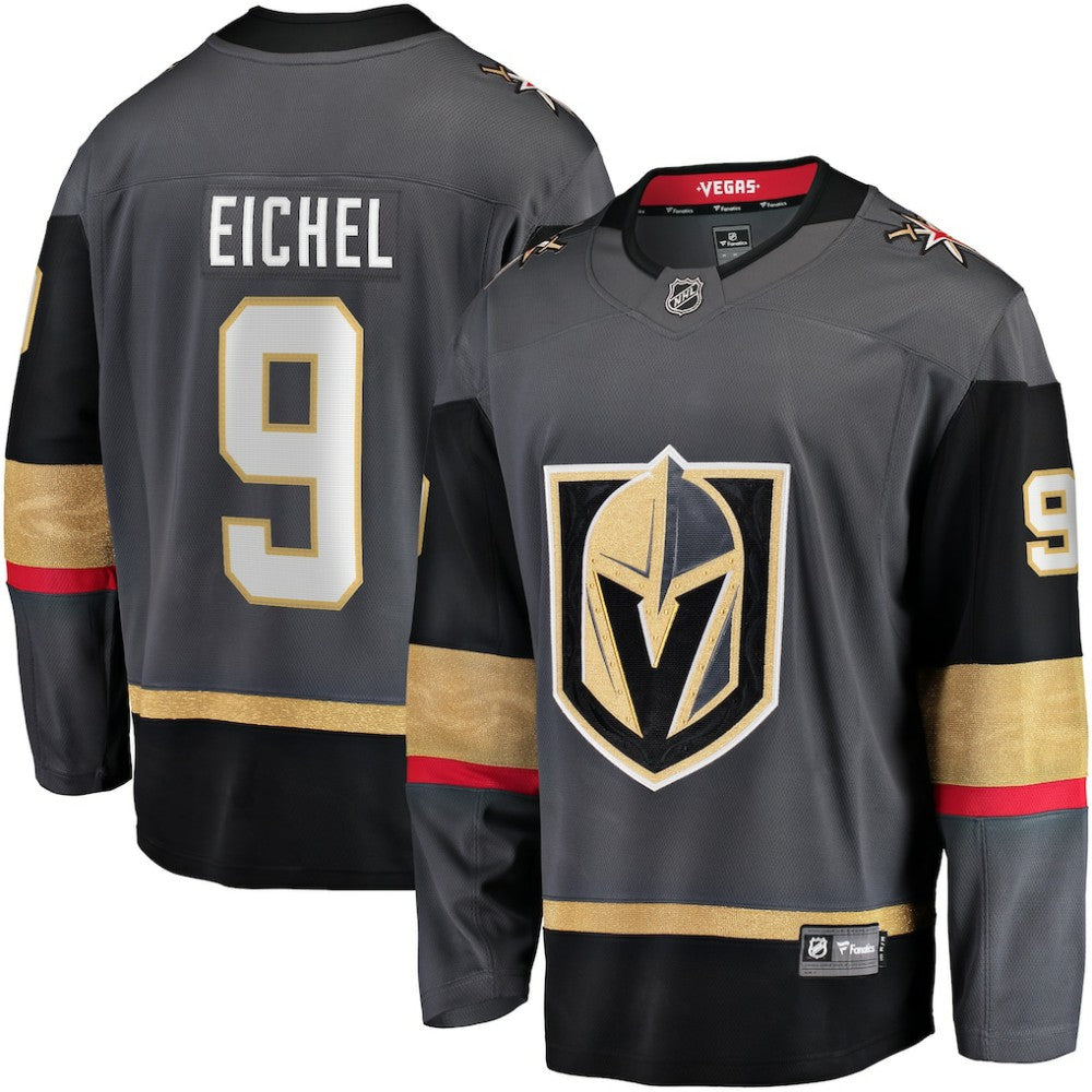 Jack Eichel Vegas Golden Knights Fanatics Alternate Breakaway Player Jersey Gray