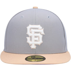 San Francisco Giants 2007 MLB All-Star Game Purple Undervisor 59FIFTY Fitted Hat Gray/Peach | New Era