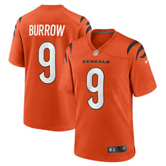 Joe Burrow Cincinnati Bengals Alternate Game Jersey - Orange