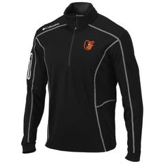 Baltimore Orioles Shotgun Omni-Wick Quarter-Zip Pullover Jacket Black | Columbia